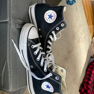 Converse “chuck taylor” all star high top sneakers. Never worn. Size 8.